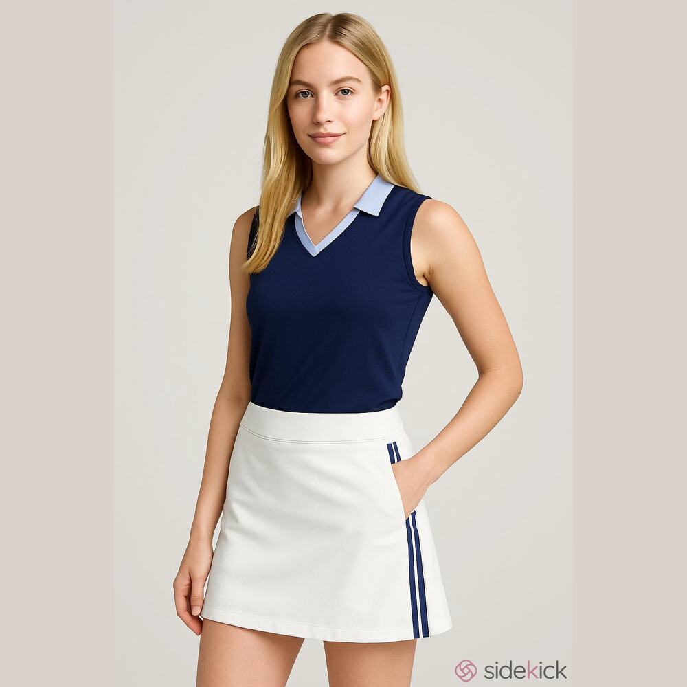 Polo Golf Ralph Lauren Golf Tennis Skort Skirt Performance White Size XL Mini
